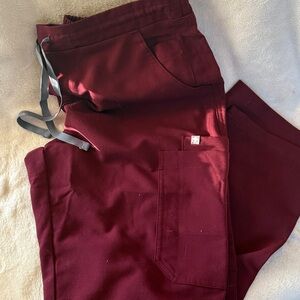 Figs Women's Burgundy Pants